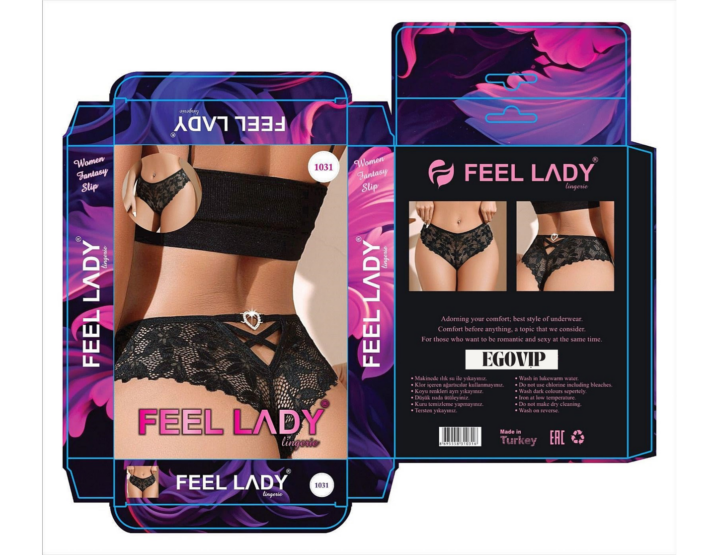 Siyah Dantel Lingerie – Kalp Detaylı, Şık & Zarif Tasarım