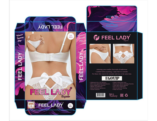 Beyaz Dantel Lingerie – Arkası Fiyonk Detaylı, Zarif & Romantik