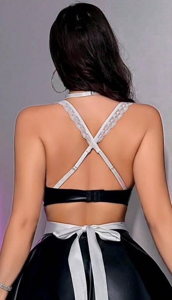 Şeytan Tridentli Maid Fantezi Kostüm – Cesur & Oyunlu Tasarım